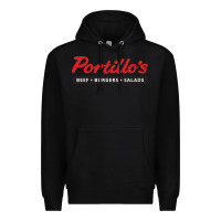 Black Resto Portillo's Premium Hoodie - artisFamous
