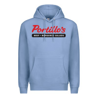 Colony Blue Resto Portillo's Premium Hoodie - artisFamous