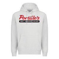 Dove Grey Resto Portillo's Premium Hoodie - artisFamous