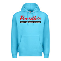 Ocean Blue Resto Portillo's Premium Hoodie - artisFamous
