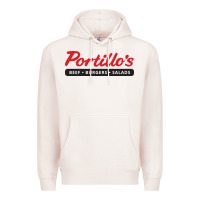 Pale Pink Resto Portillo's Premium Hoodie - artisFamous