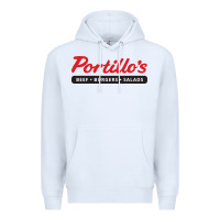 White Resto Portillo's Premium Hoodie - artisFamous