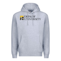 Heather Grey Depauw College Premium Hoodie - artisFamous