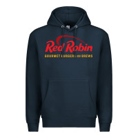 Navy Resto Red Robin Premium Hoodie - artisFamous