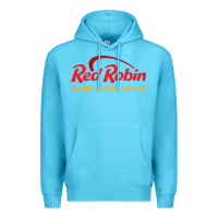 Ocean Blue Resto Red Robin Premium Hoodie - artisFamous