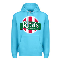 Ocean Blue Rita's Italian Cafe Premium Hoodie - artisFamous
