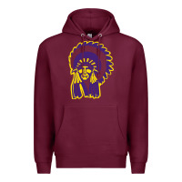 Burgundy Haskell Indian Nations College Premium Hoodie - artisFamous