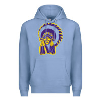 Colony Blue Haskell Indian Nations College Premium Hoodie - artisFamous