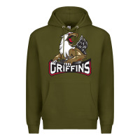 Army Green The Griffins, Grand Rapids Premium Hoodie - artisFamous