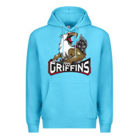 Ocean Blue The Griffins, Grand Rapids Premium Hoodie - artisFamous