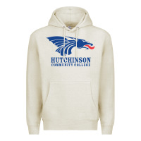 Oatmeal Heather Hutchinson Community College Premium Hoodie - artisFamous