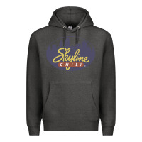 Charcoal Heather Skyline Chili Resto Premium Hoodie - artisFamous