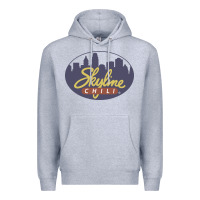 Heather Grey Skyline Chili Resto Premium Hoodie - artisFamous