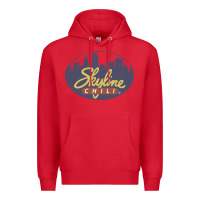 Red Skyline Chili Resto Premium Hoodie - artisFamous