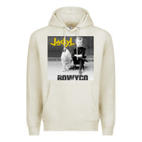 Oatmeal Heather rowyco Premium Hoodie - artisFamous