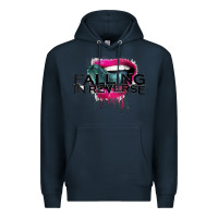 Navy falling in reverse ban drock Premium Hoodie - artisFamous