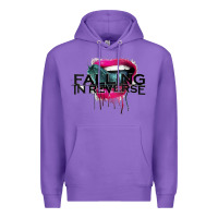 Purple falling in reverse ban drock Premium Hoodie - artisFamous