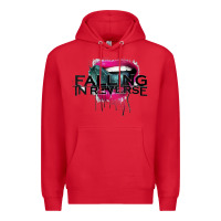 Red falling in reverse ban drock Premium Hoodie - artisFamous