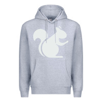 Heather Grey squirrel Premium Hoodie - artisFamous