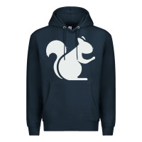 Navy squirrel Premium Hoodie - artisFamous