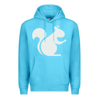 Ocean Blue squirrel Premium Hoodie - artisFamous
