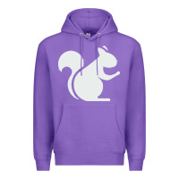 Purple squirrel Premium Hoodie - artisFamous