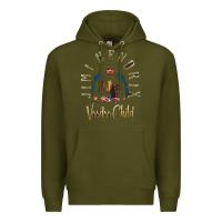 Army Green jimi hendrix Premium Hoodie - artisFamous