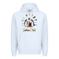 White jimi hendrix Premium Hoodie - artisFamous
