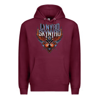 Burgundy linyrd skynyrd Premium Hoodie - artisFamous