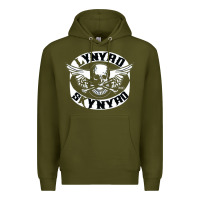 Army Green linyrd skynyrd Premium Hoodie - artisFamous