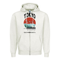 Oatmeal Heather Tokyo Zipper Hoodie - Bettercallsaul