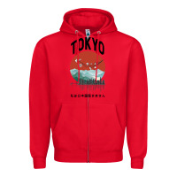 Red Tokyo Zipper Hoodie - Bettercallsaul