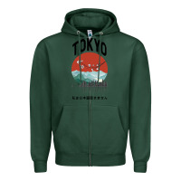 Sports Green Tokyo Zipper Hoodie - Bettercallsaul