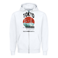 White Tokyo Zipper Hoodie - Bettercallsaul