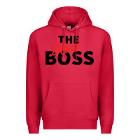Cardinal the real boss matching couple Premium Hoodie - artisFamous