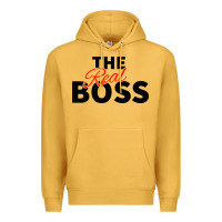 Mustard the real boss matching couple Premium Hoodie - artisFamous