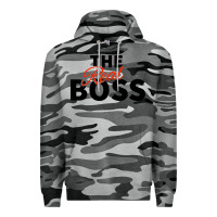 Slate Camo the real boss matching couple Premium Hoodie - artisFamous