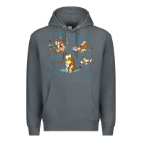 Rock calvin and hobbes Premium Hoodie - artisFamous