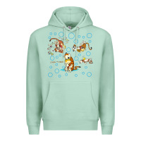 Seafoam calvin and hobbes Premium Hoodie - artisFamous