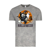 Cloud Rock hallowen panda Vintage Tee - LillyAllenDesigns