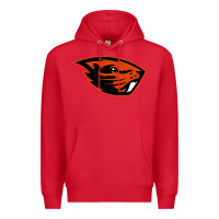 Red oregon merch tee Premium Hoodie - artisFamous
