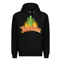 Black Resto Tacotime Premium Hoodie - artisFamous