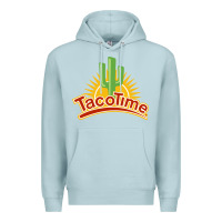 Blue Mist Resto Tacotime Premium Hoodie - artisFamous