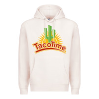 Pale Pink Resto Tacotime Premium Hoodie - artisFamous