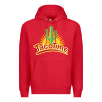 Red Resto Tacotime Premium Hoodie - artisFamous