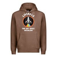 Liberals For Gay Space Socialism Premium Hoodie | Teevron
