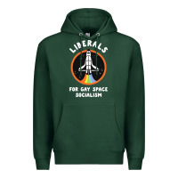 Sports Green liberals for gay space socialism Premium Hoodie - artisFamous