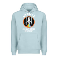 Blue Mist liberals for gay space socialism Premium Hoodie - artisFamous