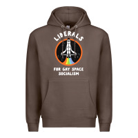 Coffee liberals for gay space socialism Premium Hoodie - artisFamous