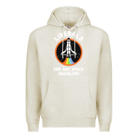 Oatmeal Heather liberals for gay space socialism Premium Hoodie - artisFamous